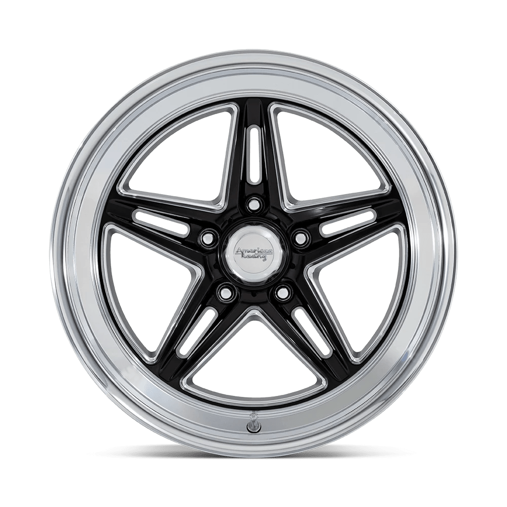 American Racing Vintage: felga GROOVE 20X10 5X5 78 -20 GBLK-MILL-DIA Czarna