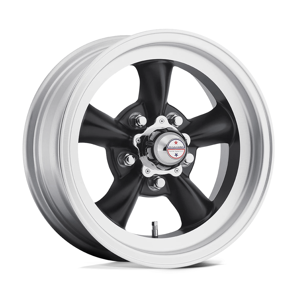 American Racing Vintage: wheel VN105D TT-D 15X7 5X4.5 S-BLK/MCH -6MM Black