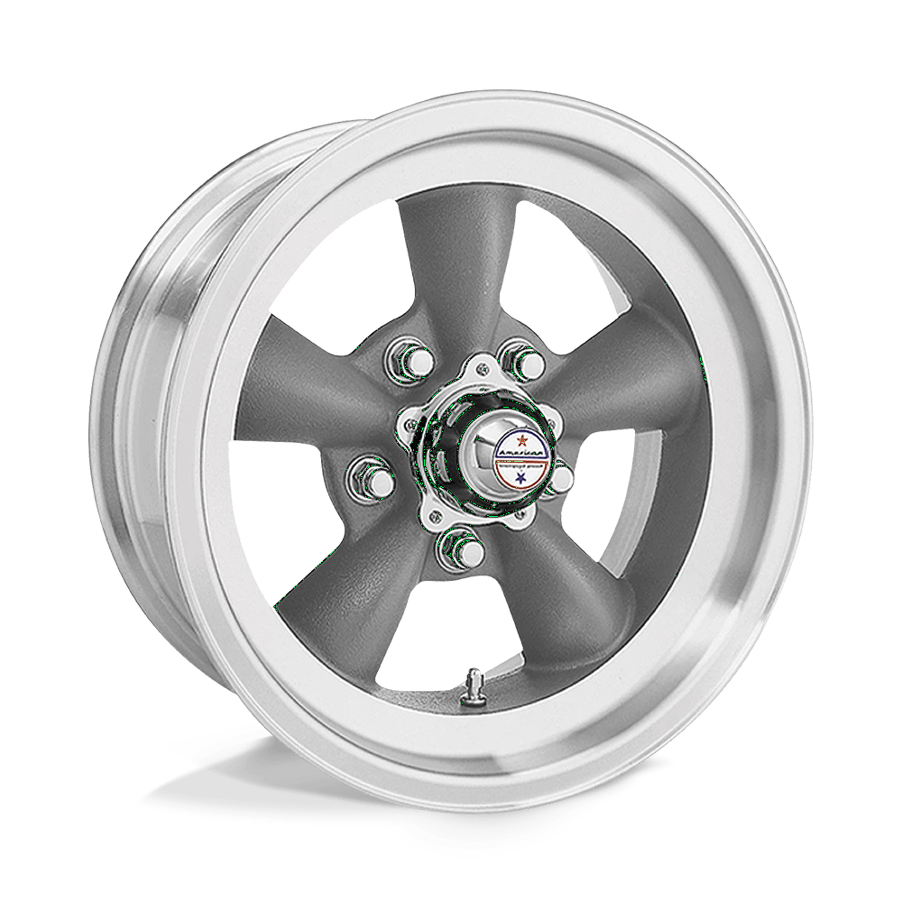American Racing Vintage: kolo VN105 TT-D 15X6 5X4.5 TT-GRY/MCH 3.75BS Šedá
