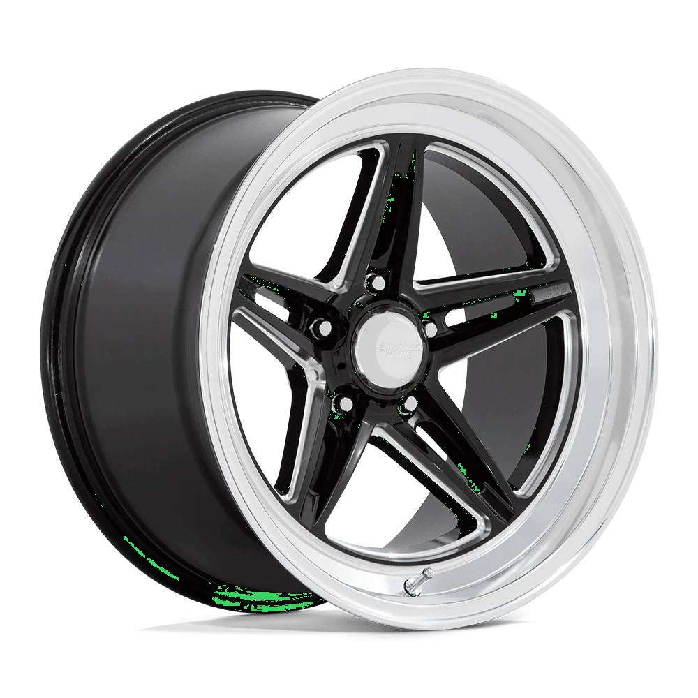 American Racing Vintage: wheel GROOVE 18X7 5X4.5 72 +0 GBLK-MILL-DIA Black