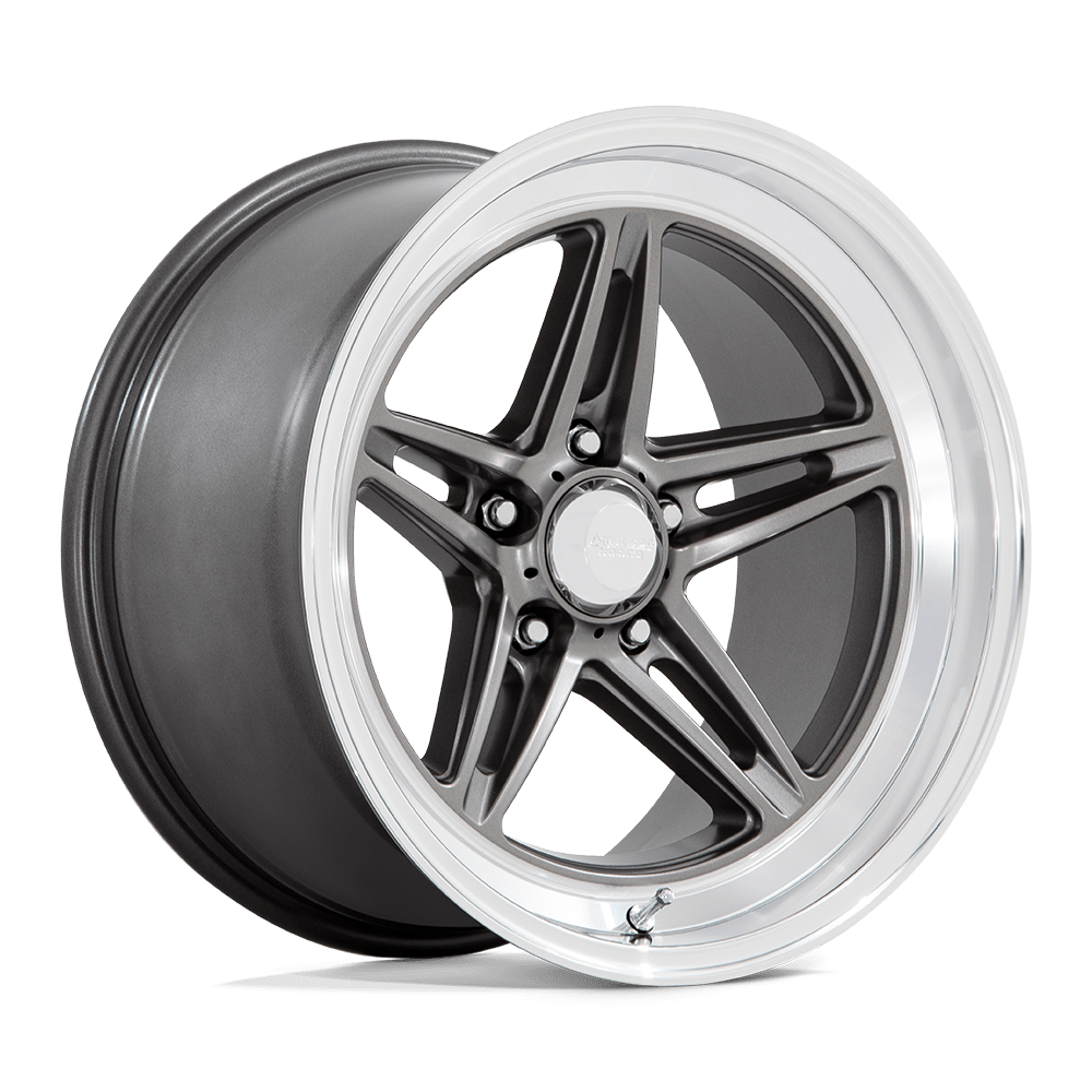 American Racing Vintage: wheel GROOVE 18X7 5X4.75 72 +0 Gray