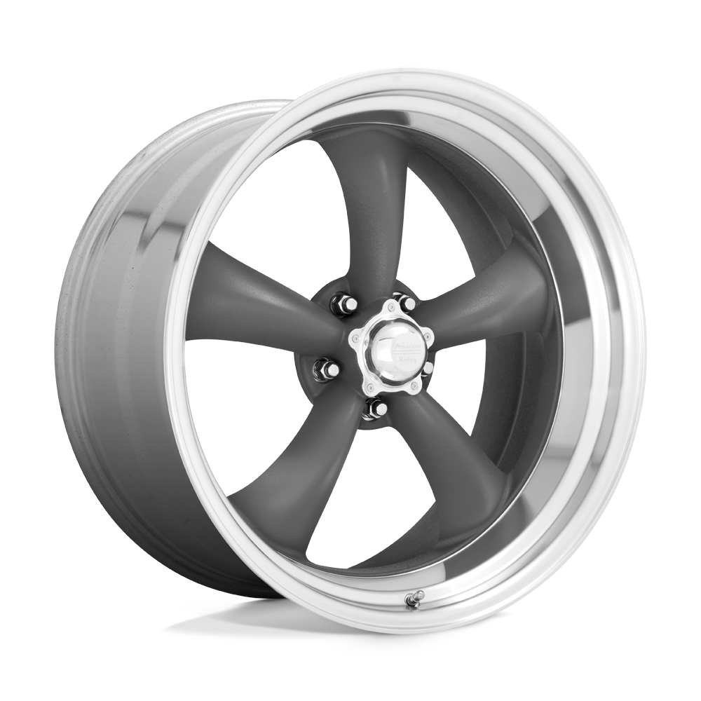 American Racing Vintage: wheel VN215 TT-II 1PC 17X8 5X4.5 GRAY 4.81BS Gray