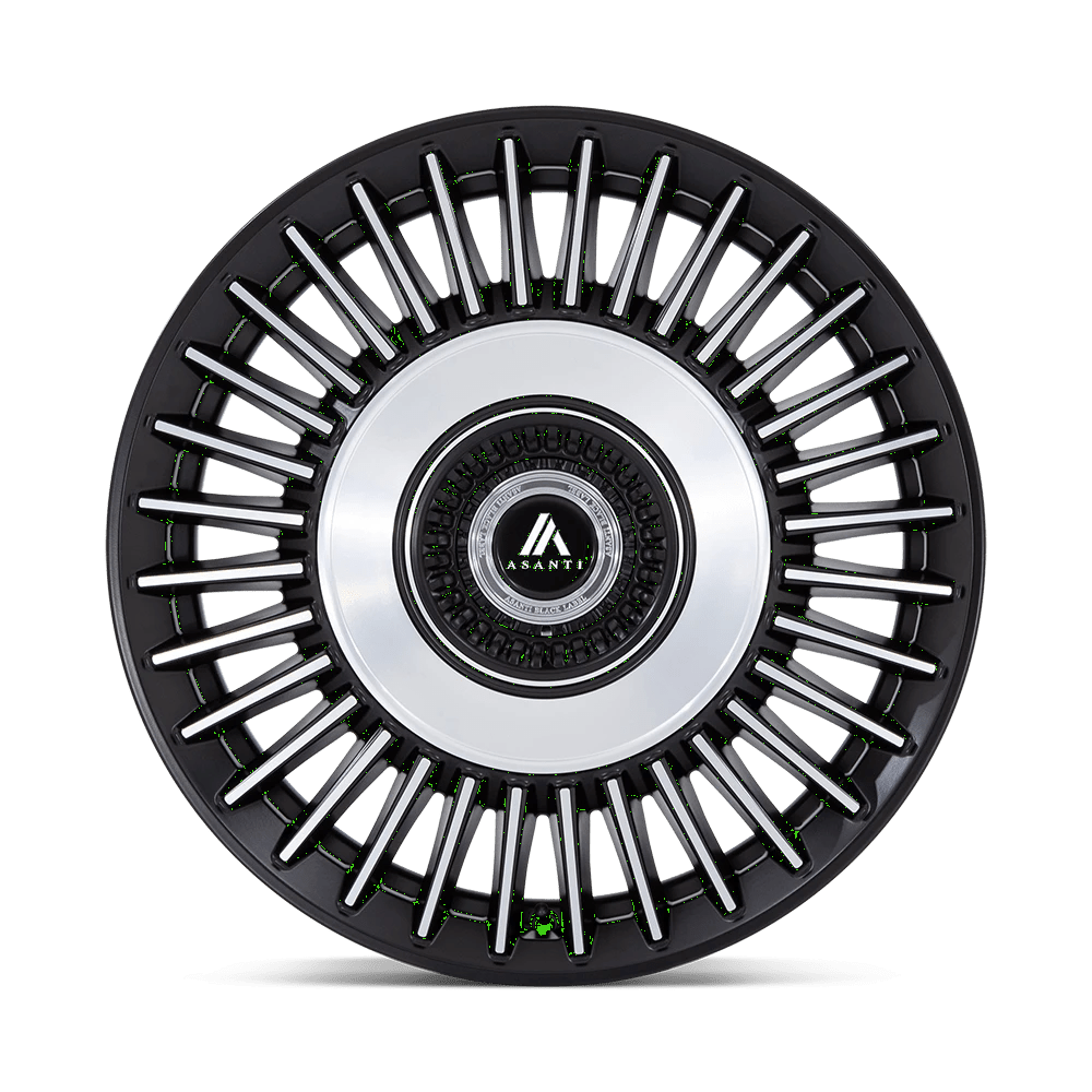 Asanti Black: wheel TIARA 20X9 5X4.25/112 72 +45 SBLK MCH Black