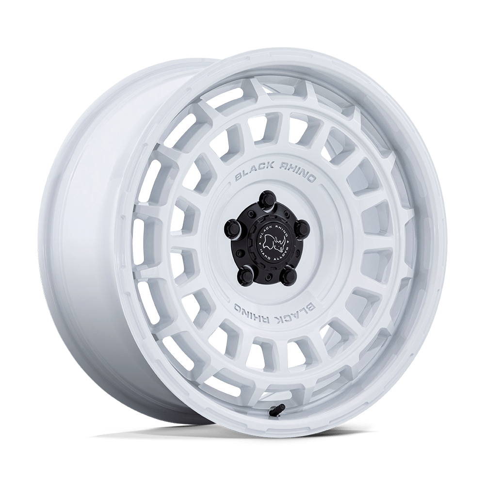 Black Rhino: cerchio AWOL 20X8.5 6X5.5 106 +25 Bianco