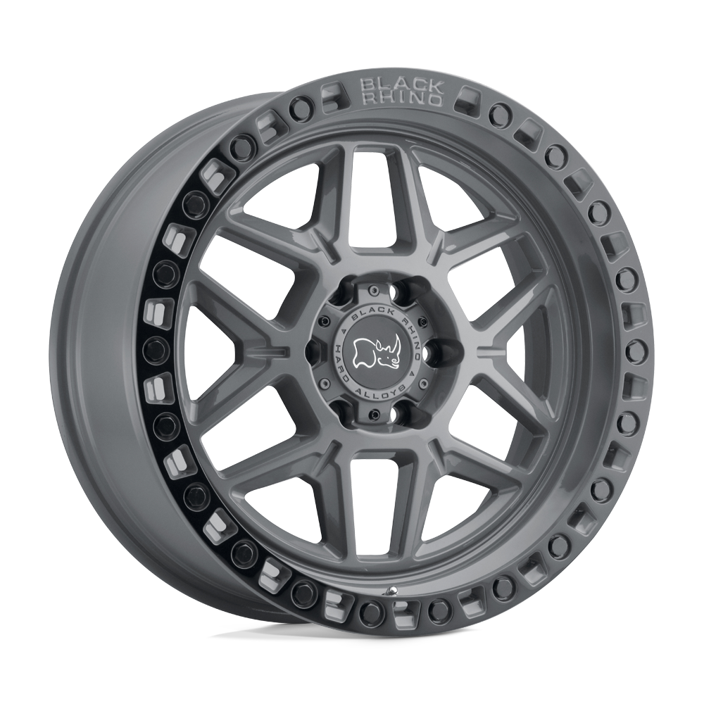 Black Rhino: cerchio BR KELSO 17X9 6X139 +0 112 BTL GRY BLK Grigio