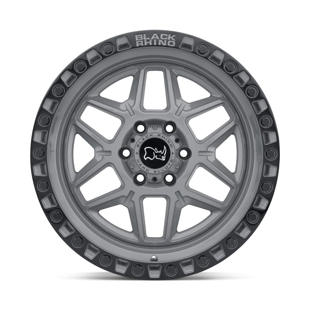 Black Rhino: cerchio BR KELSO 20X9 6X139 +12 112 BTL GRY BLK Grigio