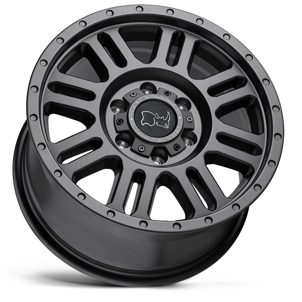 Black Rhino: cerchio YELLOWSTONE 17X8 6X130 +38 84 Metallo di canna di fucile