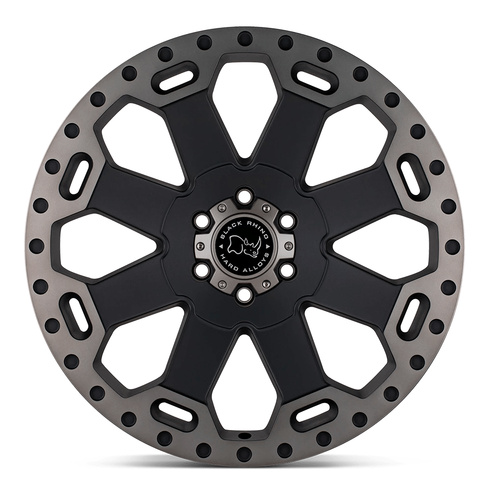 Black Rhino: Felge BR WARLORD 17X9 6X139 -12 112 M-BLK DDT Schwarz
