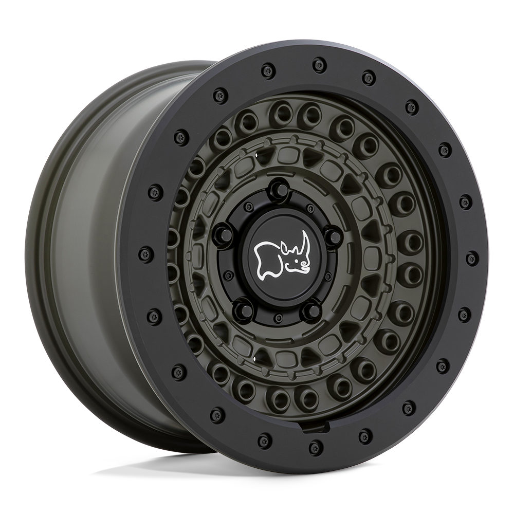 Black Rhino: wheel BARRICADE 20X9 6X5.5 112 OD-GRN-BLK -18 Green