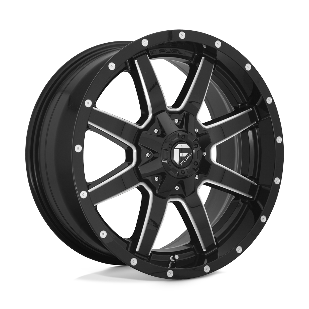 Fuel: cerchio D610 MAVERICK 22X12 5X4.5/5.0 NBL -44MM Nero