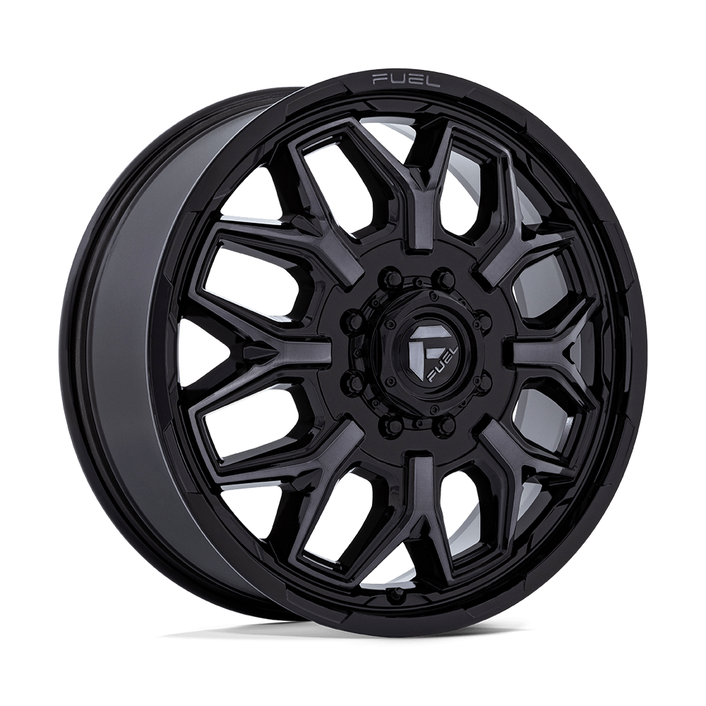Fuel: wheel FLUX DRW 22X8.25 8X210 +104 GBLK-GY (DF) Black