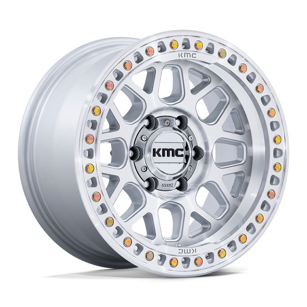 KMC: cerchio GRS 17X8.5 6X5.5 106 +0 Argento