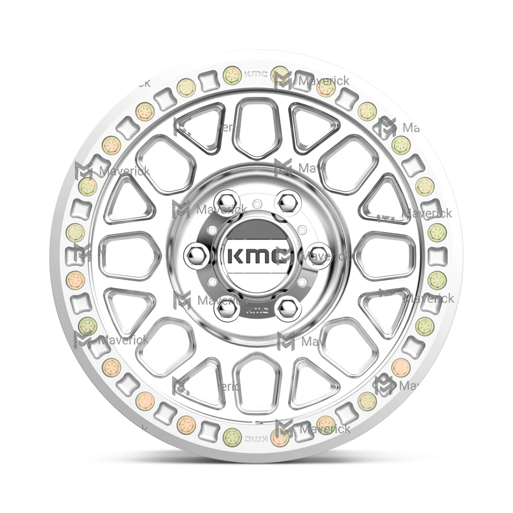 KMC: cerchio GRENADE DESERT BL 17X8.5 6X6.5 Lavorato a macchina +0 - immagine 3
