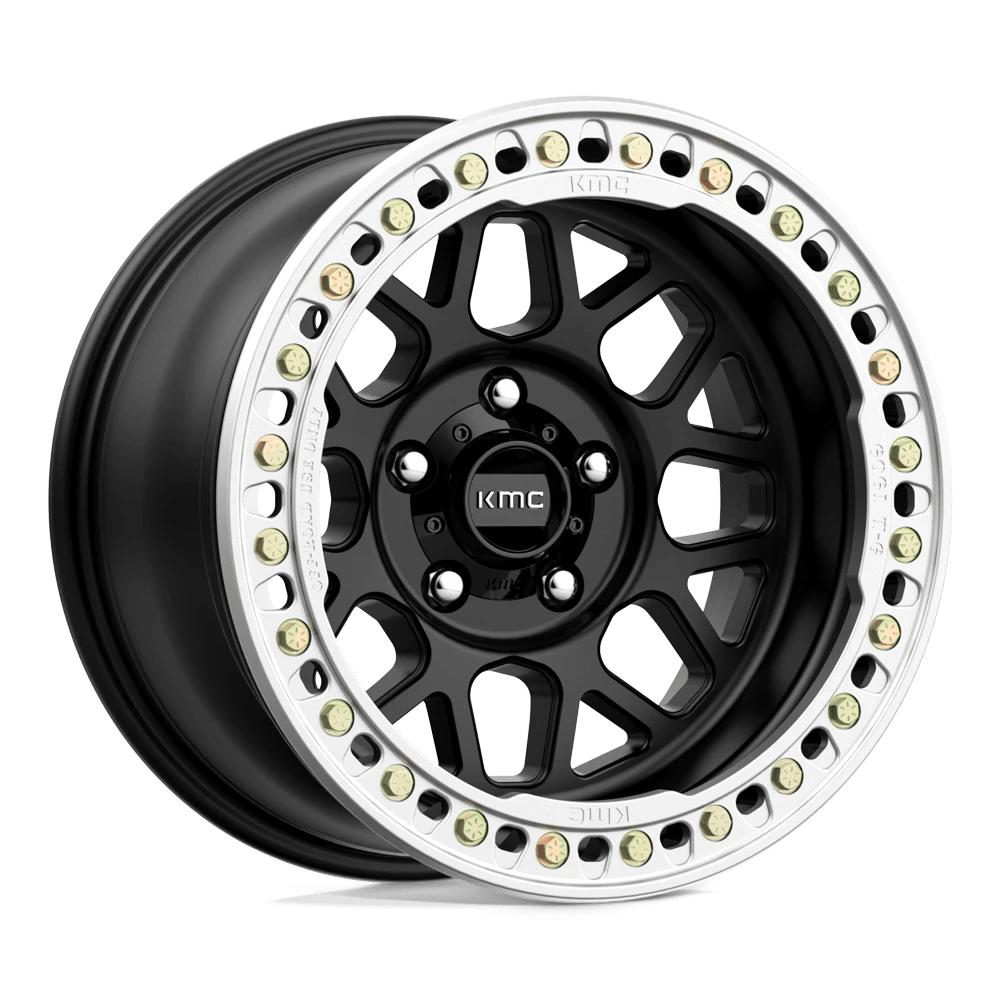 KMC: Felge GRENADE CRAWL BL 18X9 8X6.5 Schwarz -24