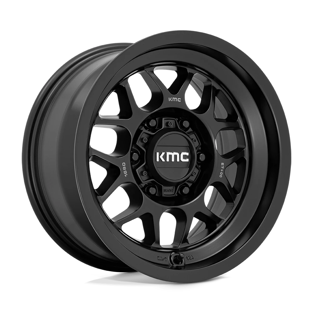 KMC: Felge TERRA 16X8 6X5.5 106 Schwarz +0