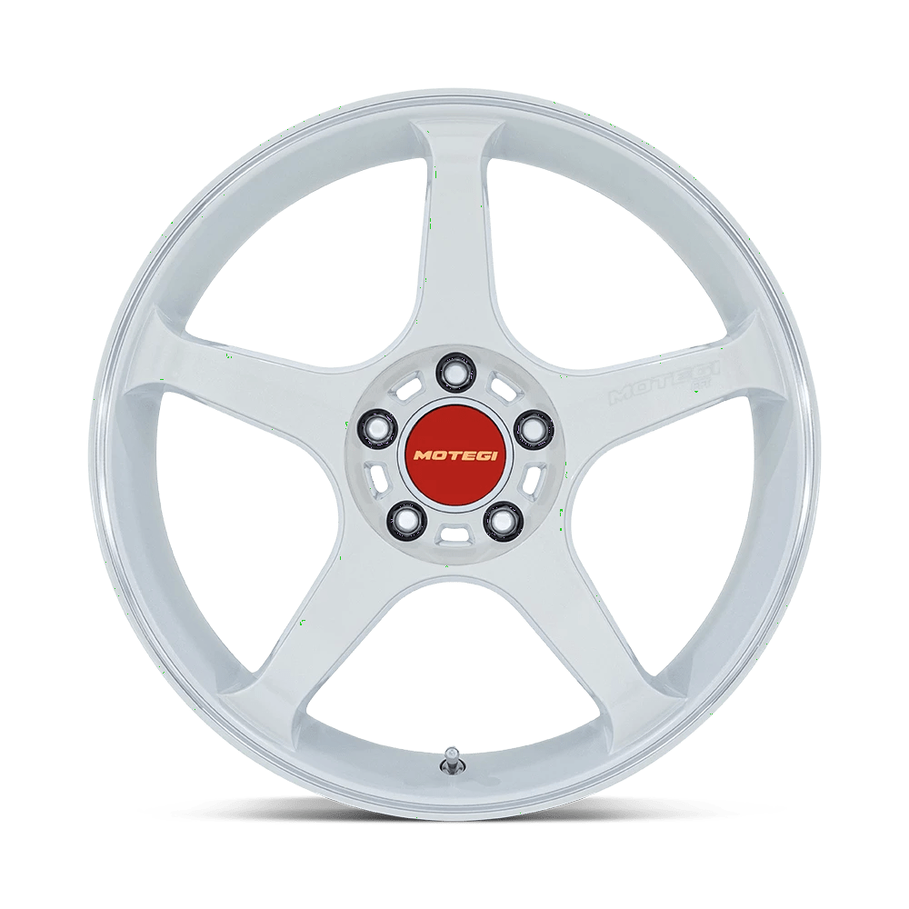 Motegi: Felge BATTLE V 18X9.5 5X4.5 72 +0 Weiß