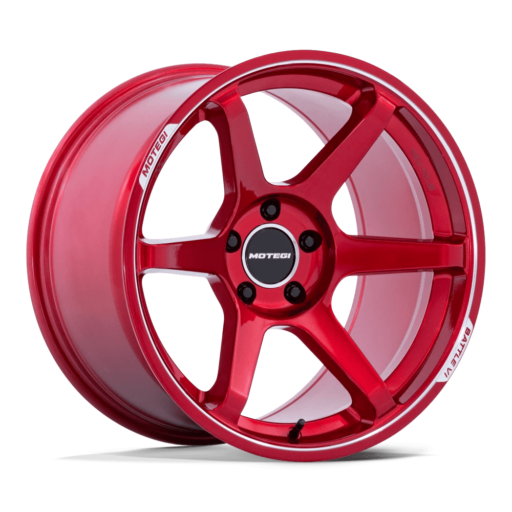 Motegi: kolo BATTLE VI 18X9.5 5X100 56 +38 CHY-RD-MCH Červený
