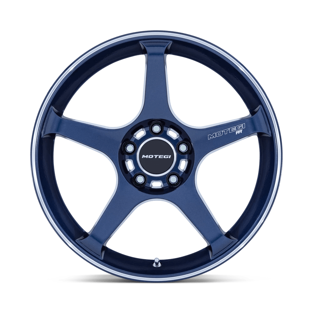 Motegi: wheel BATTLE V 18X9.5 5X4.5 72 +0 Blue