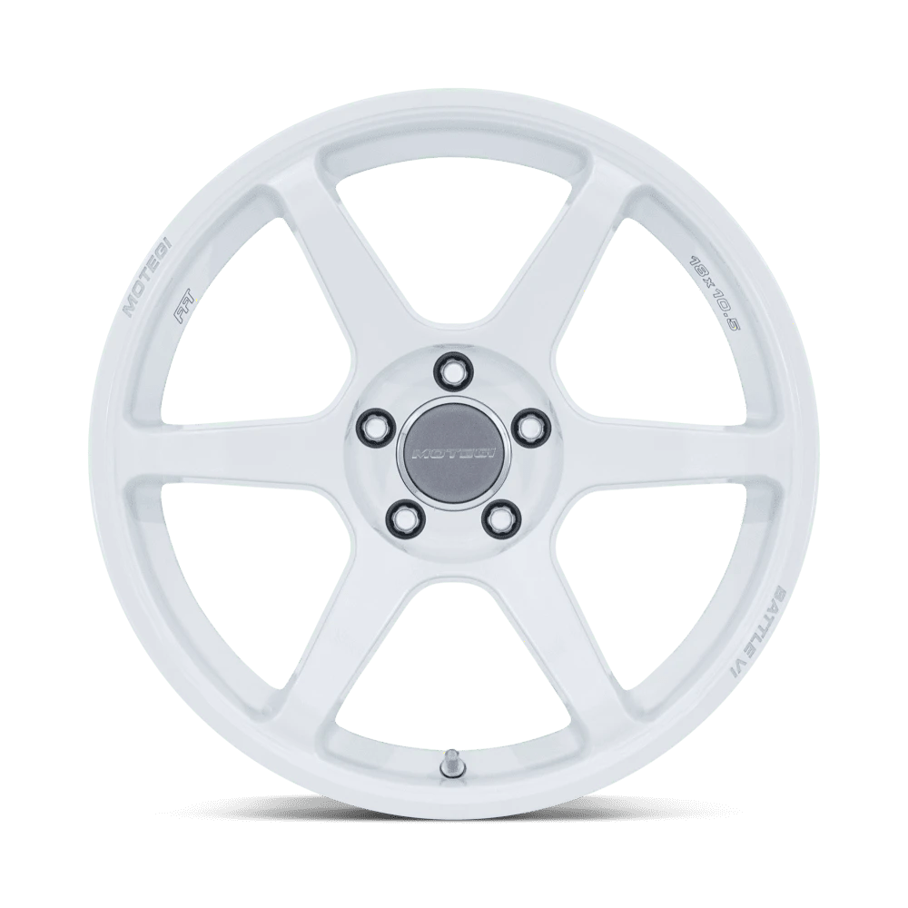 Motegi: wheel BATTLE VI 18X8.5 5X4.5 72 +22 White