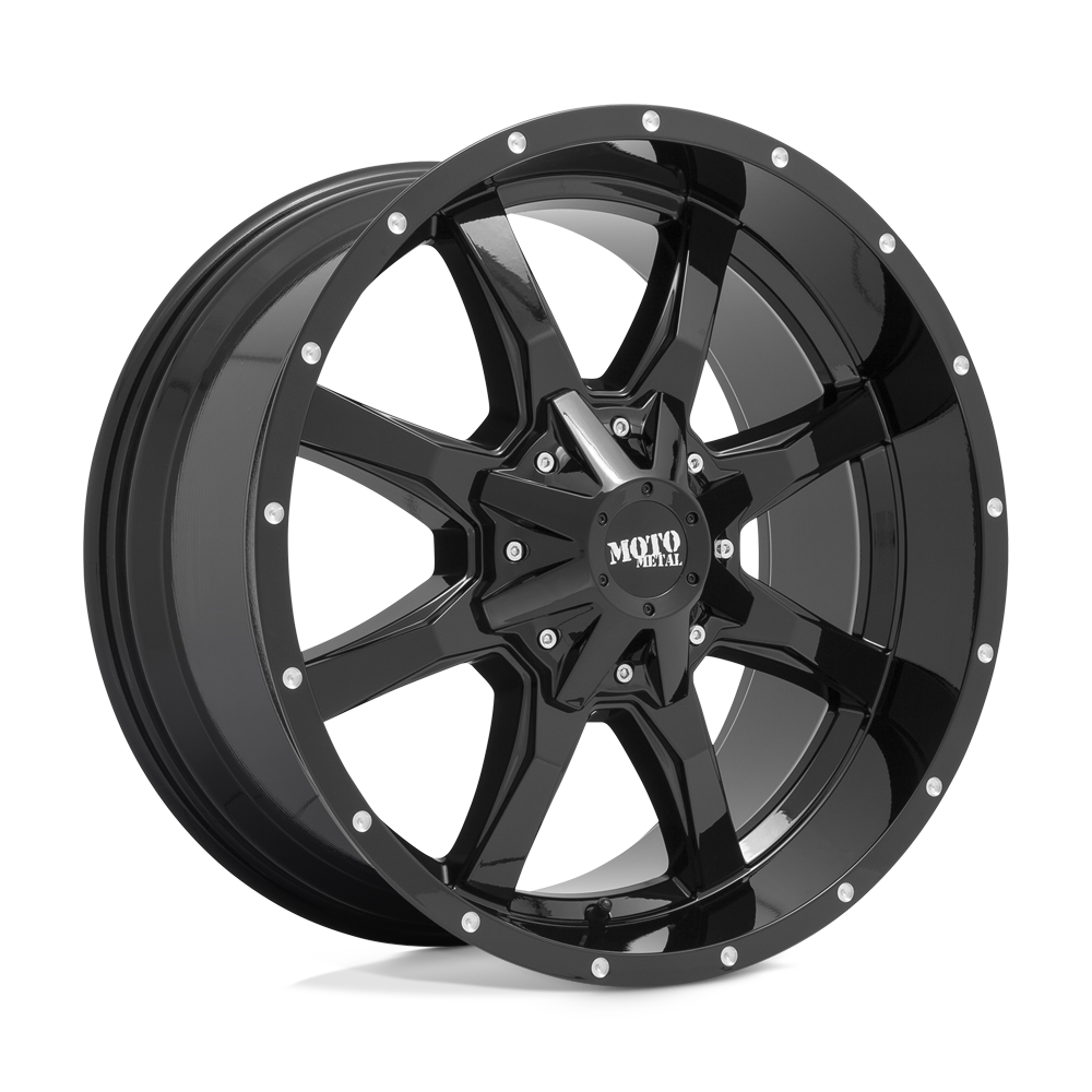 Moto Metal: kolo MO970 20X9 5X5.5/150 G-BLK MILL LIP 18MM Černý
