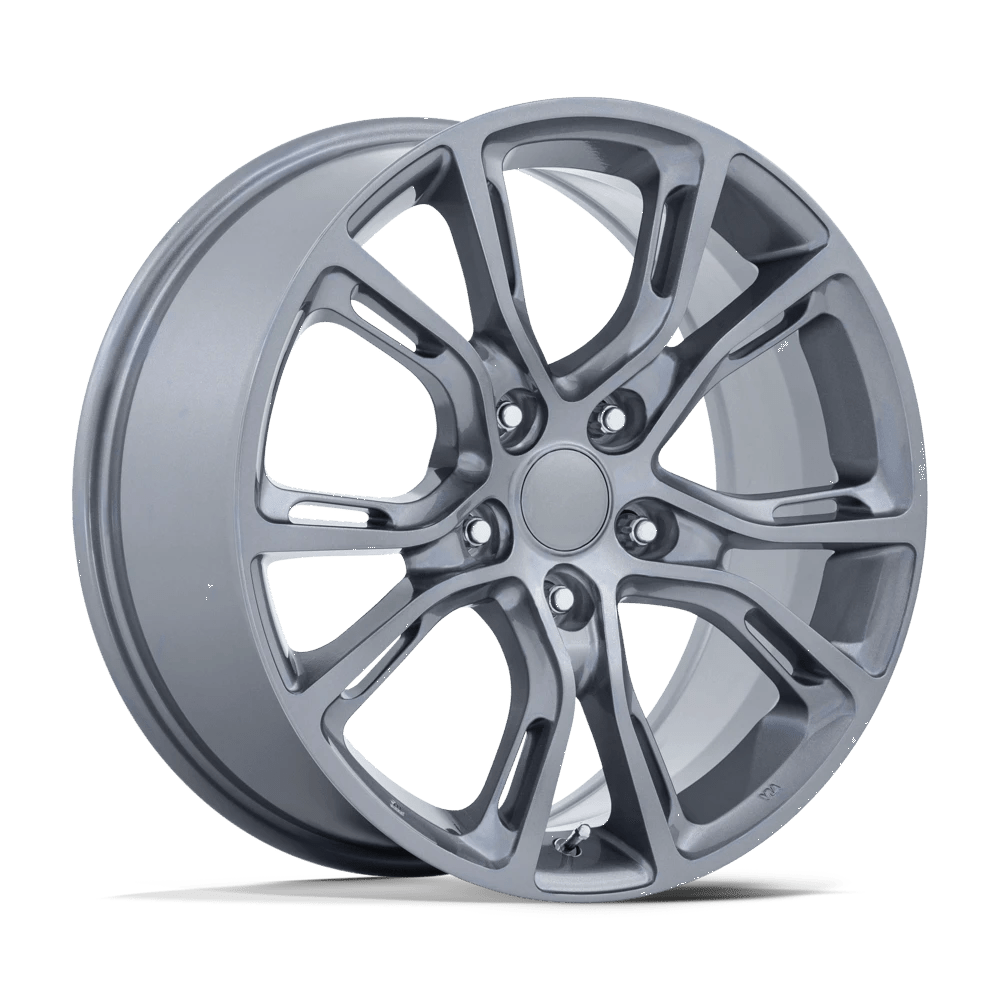 Performance Replicas: Felge PR137S 17X8 5X5.0 71.5 SLV-GRY 34MM Silber