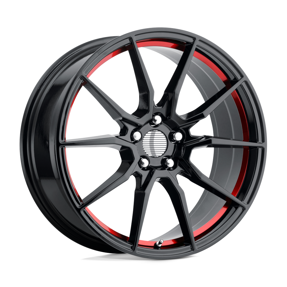 Performance Replicas: kolo PR193RS 18X9 5X4.5 70.6 G-BLK RED-MCH 30 Černý