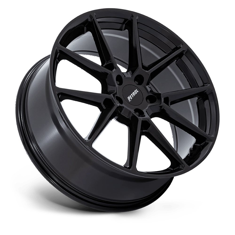 Petrol: cerchio P1E 20X8.5 5X4.5 72 +40 Nero