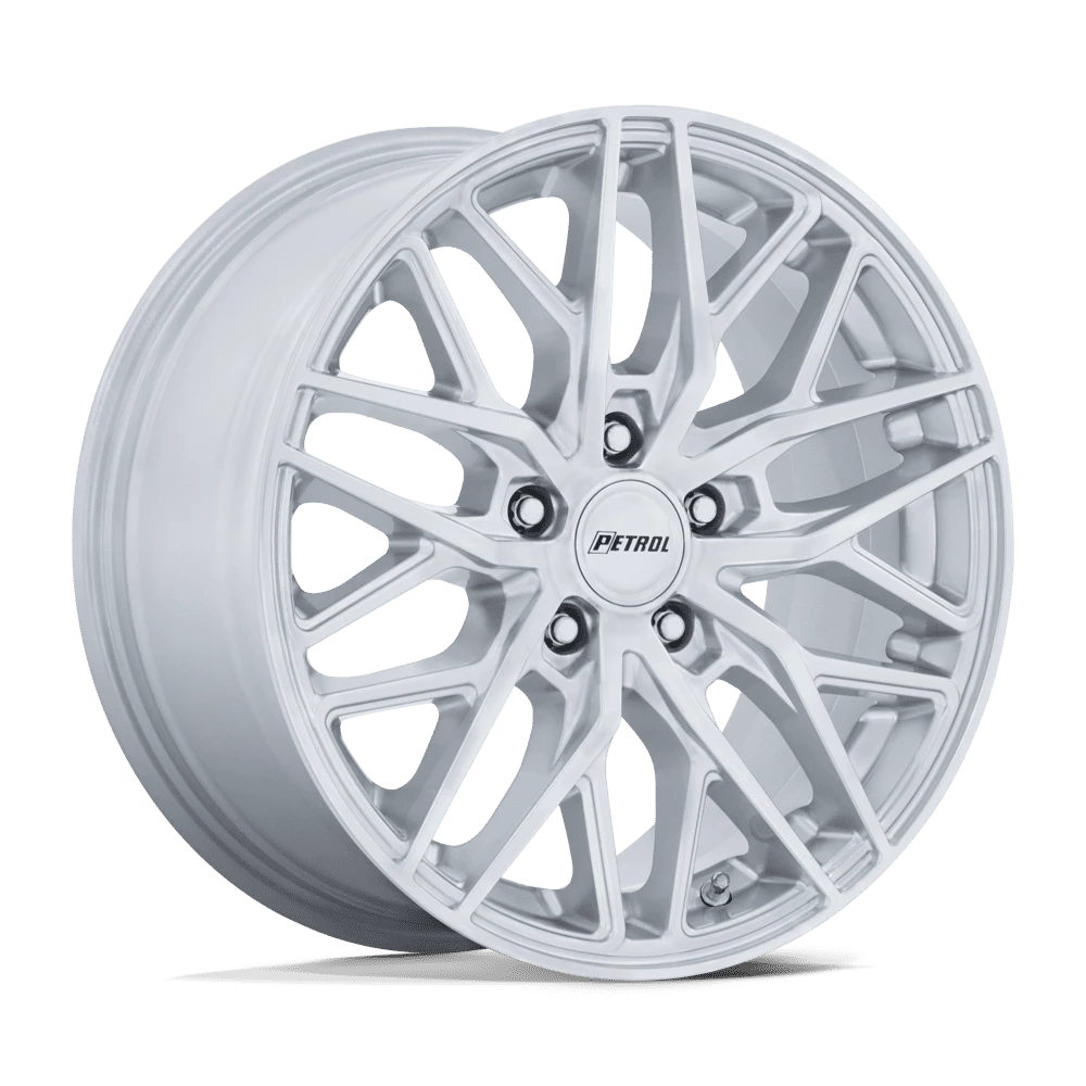Petrol: cerchio P3E 19X8.5 5X115 72 +40 Argento