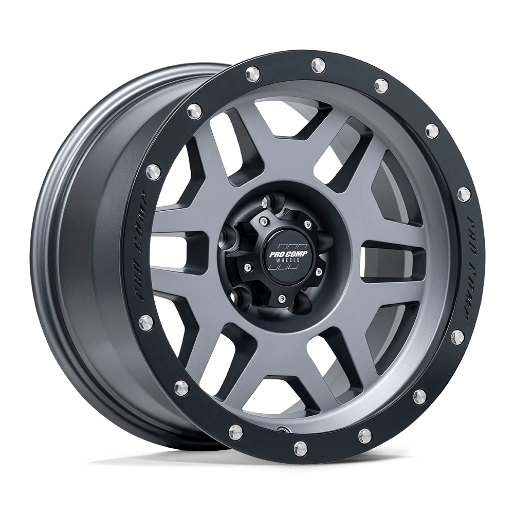 Pro Comp Alloys: kolo PHASER 17X9 5X5 83 -6 Šedá