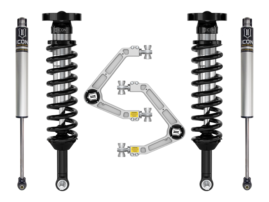 ICON: Denali & Elevation/chevrolet Colorado Trail Boss 1.75-2.5" Lift Stage 2 Suspension System W/ Billet Upper Control Arms - 2023-24 GMC Canyon AT4