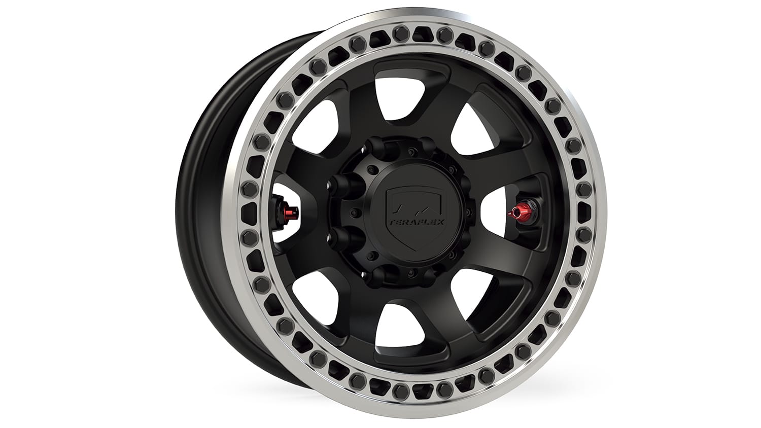 Teraflex: felga Olympus Beadlock - 8x6.5” - -12mm - Metallic black