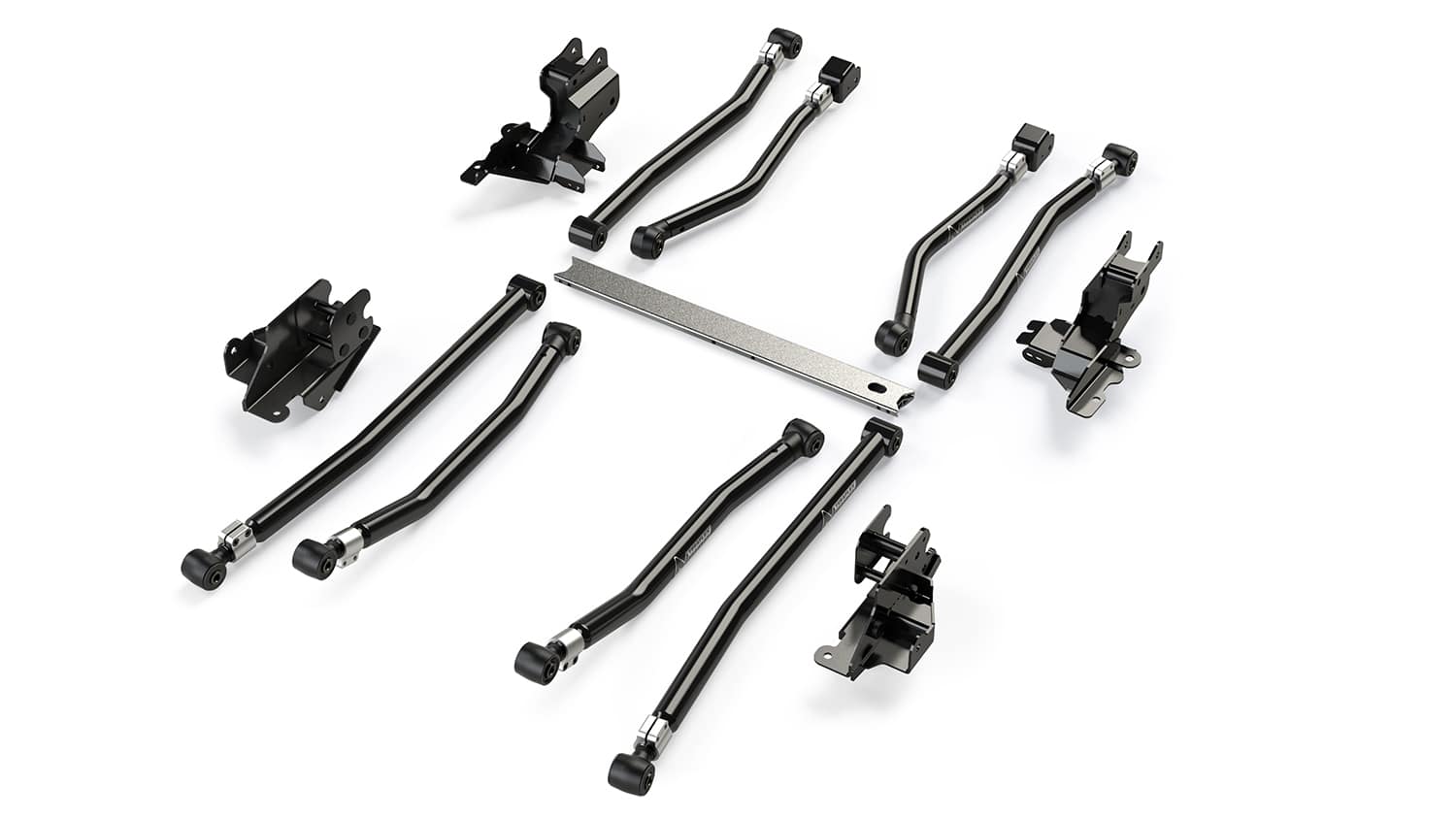 Teraflex: JL 4dr: Alpine Long Arm & Halterung Kit - 8-Arm 3-6" Lift