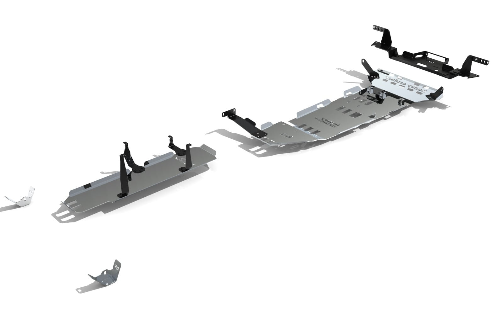 Heavy Cruiser: Zestaw , Pakiet OFFROAD RAM 1500 2019- aluminiowy
