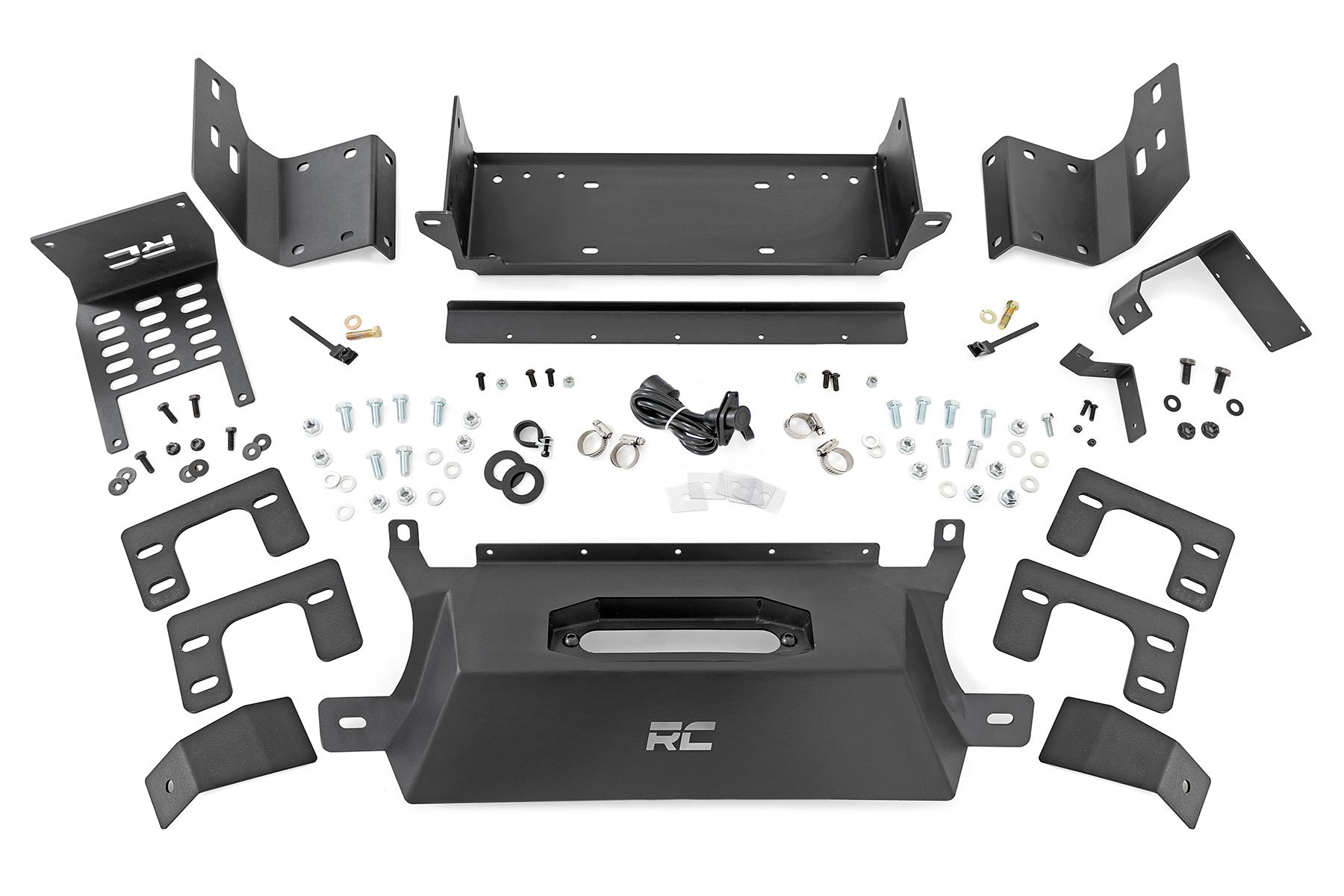 RC: zestaw montażowy wyciągarki pod zderzak Ford Bronco