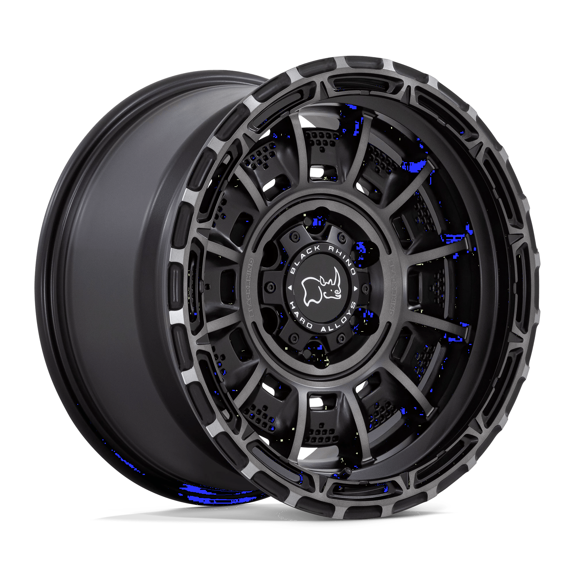 Black Rhino: felga LEGION 17X9 6X5.5 106 M-BLK GY-TN -12 Czarna