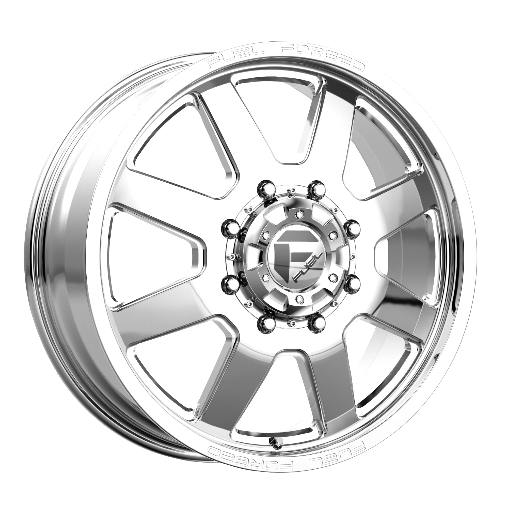 Fuel Mono: cerchio FF09 DRW 24X8.25 10X225 -200 H (DR) Lucido