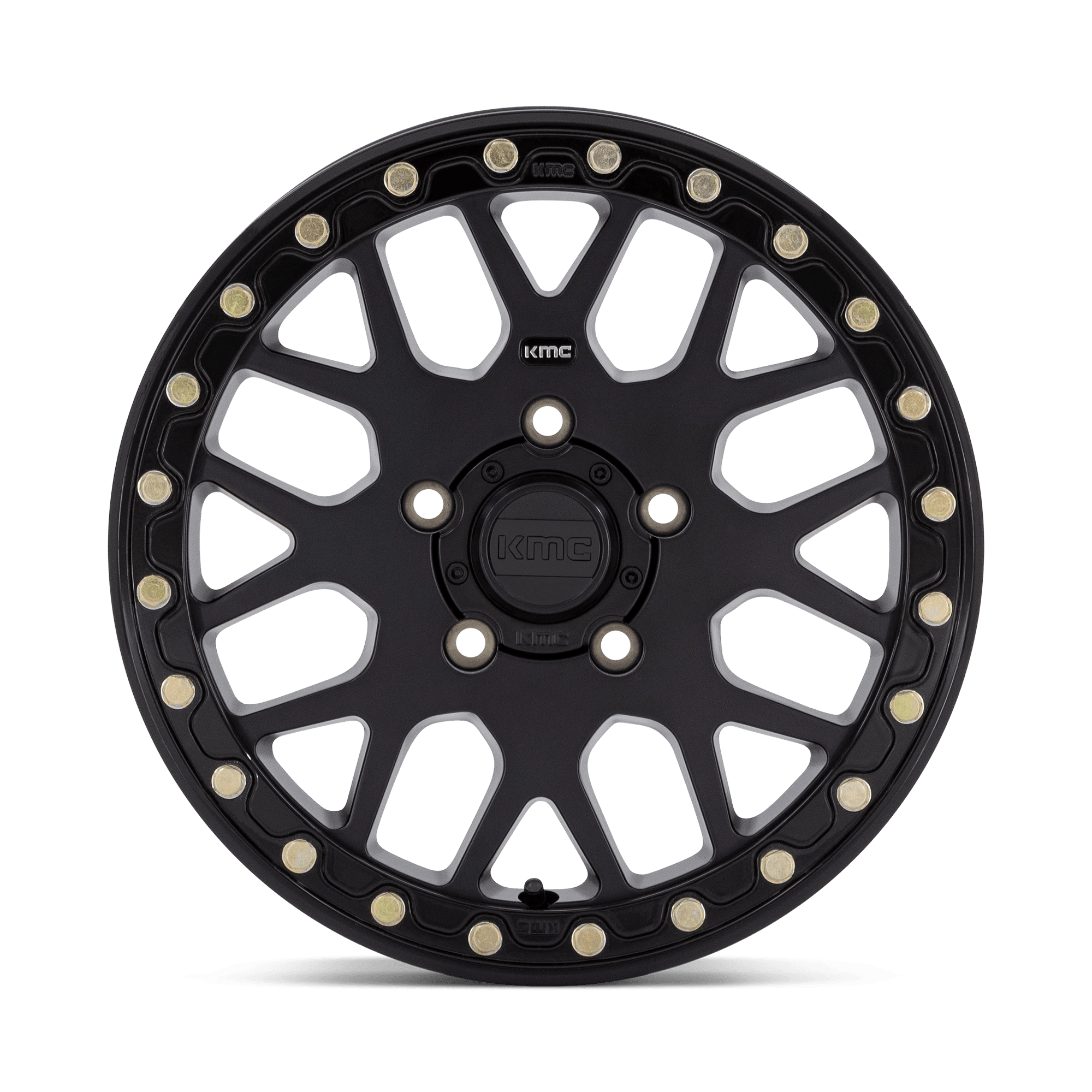 KMC Powersports: wheel GRENADE UTV BL 15X6 5X4.5 Black 38MM
