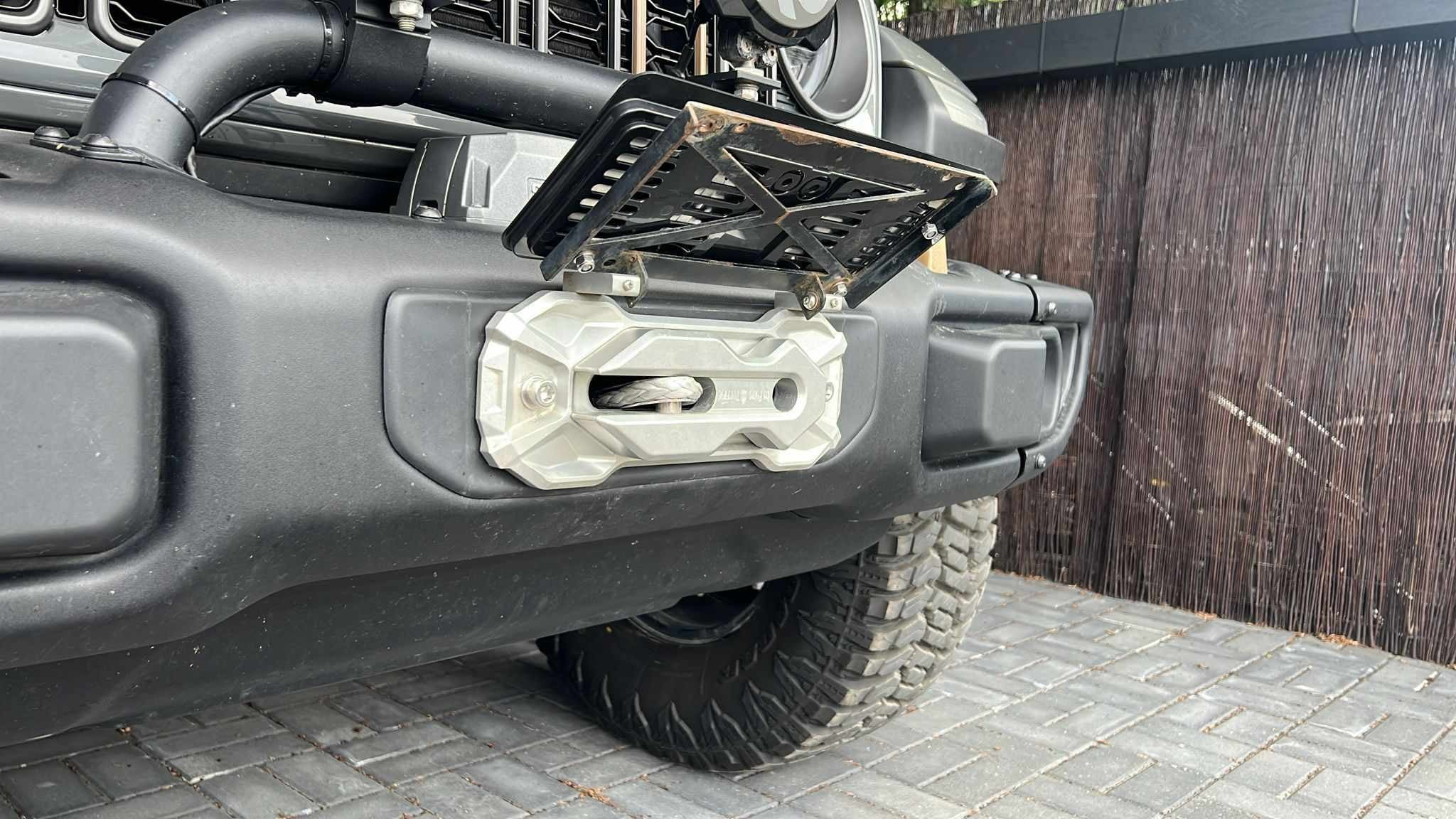 Heavy Cruiser: Jeep Wrangler JL 2018- płyta montazowa wyciagarki HD do zderzaka stalowego "anniversary"
