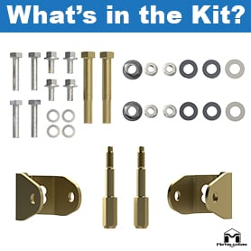 Metalcloak: prodloužení sériových tlumičů – 2007-18 Jeep Wrangler JK