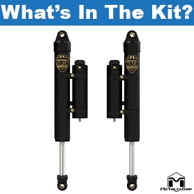 Metalcloak: set di ammortizzatori posteriori regolabili RockSport BLACK RR lift 2.5-3.5" – dal 2018 Jeep Wrangler JL
