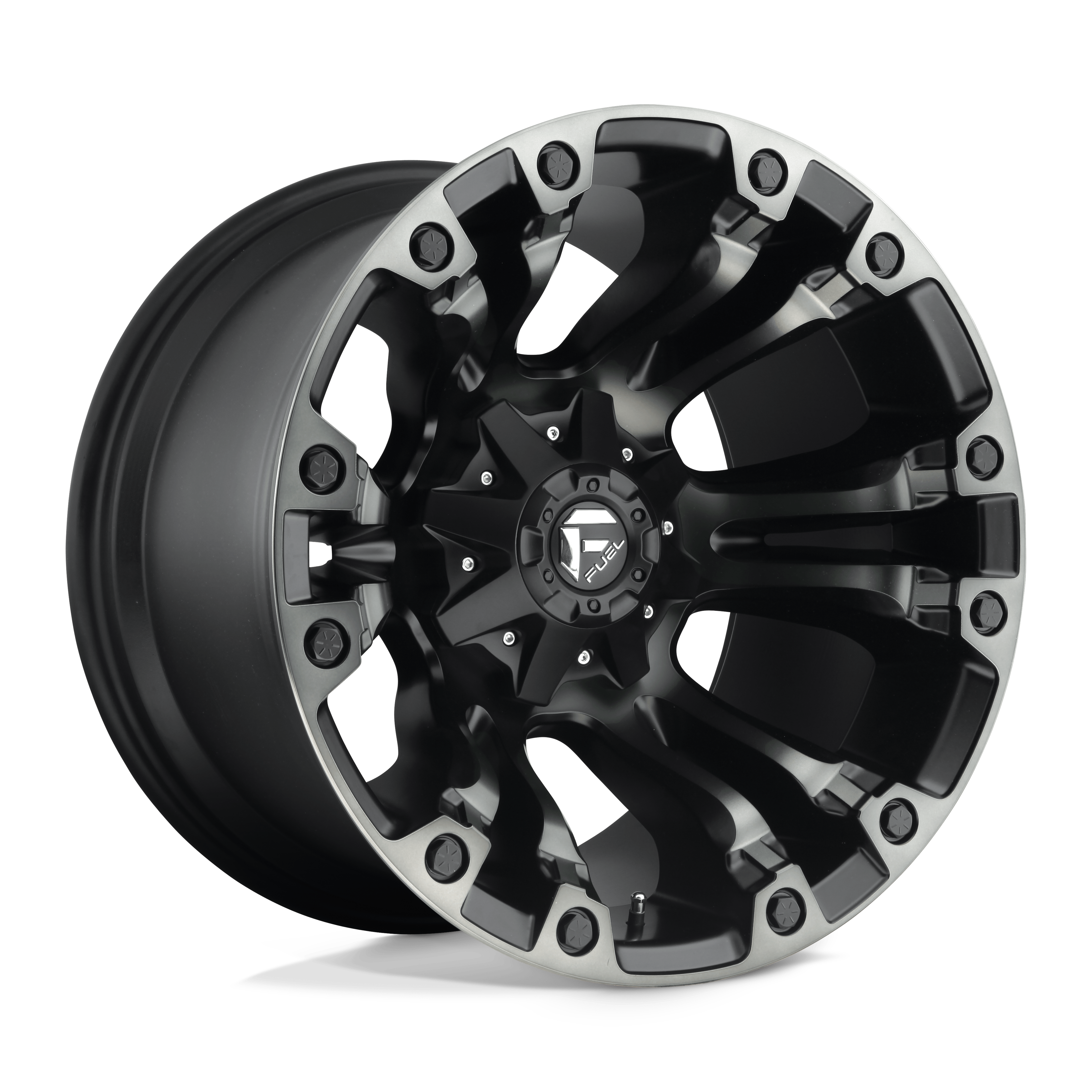 Fuel: cerchio VAPOR 20X9 8X6.5 125 +20 M-BLK GT Grigio