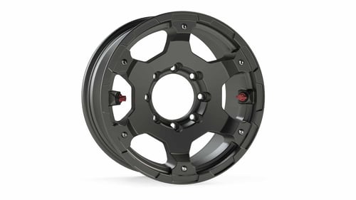 Teraflex: Felga Nomad Deluxe Titanium Gray 17×8.5 8×6.5 Jeep JL JK JT