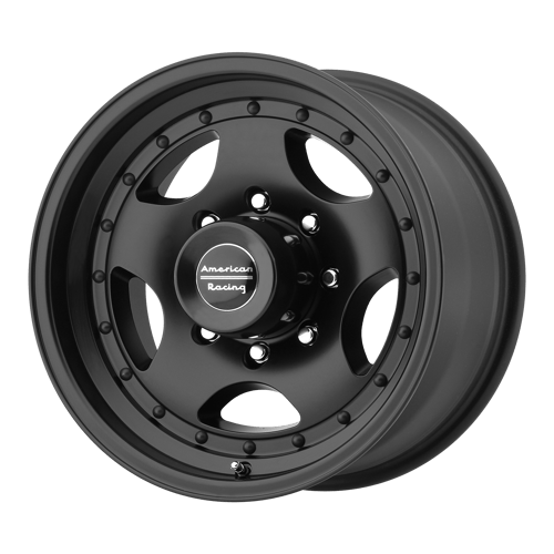 American Racing: cerchio AR23 15X8 5X5.5 SATIN-BLK -19MM Nero