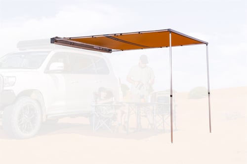 ARB: roleta ARB 2.5m x 2.5m z oświetleniem LED – obudowa aluminiowa czarna