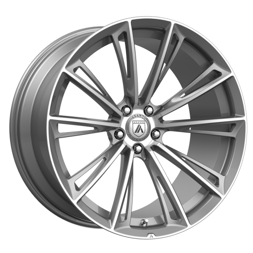 Asanti Black: cerchio CORONA 22X9.5 6X135 87 +30 TITAN-BRUSH Grigio