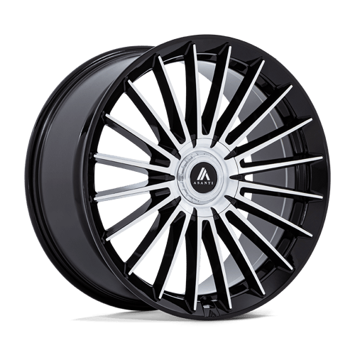 Asanti Black: cerchio VICEROY 22X10.5 5X4.25/4.5 72 +45 BLK-MC Nero