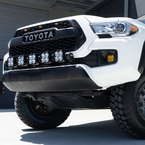 Baja Designs: 5 XL Linkable listwa LED Toyota Tacoma 2016-2023 – zestaw do zderzaka (wiązka z przełącznikiem)