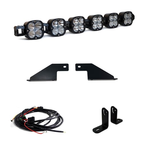 Baja Designs: 6 XL Linkable listwa LED Ford F-150 Raptor 2021-2024 – zestaw do zderzaka (wiązka z przełącznikiem)