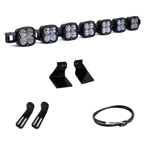 Baja Designs: 7 XL Linkable listwa LED Ford F-250/350 Super Duty 2020-2022 – zestaw do zderzaka (sterowanie z fabrycznej wiązki)