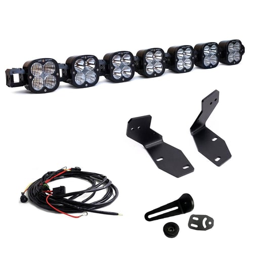 Baja Designs: 7 XL Linkable listwa LED Ford F-250/350 Super Duty 2023-2025 – zestaw do zderzaka (wiązka z przełącznikiem)